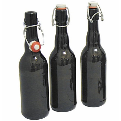 BEER BOTTLES WITH MECHANICAL STOPPERS